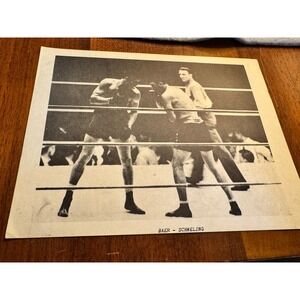 Iconic Vintage Baer vs Schmeling Boxing Photo – Ring‎ Action, Sports Collectible
